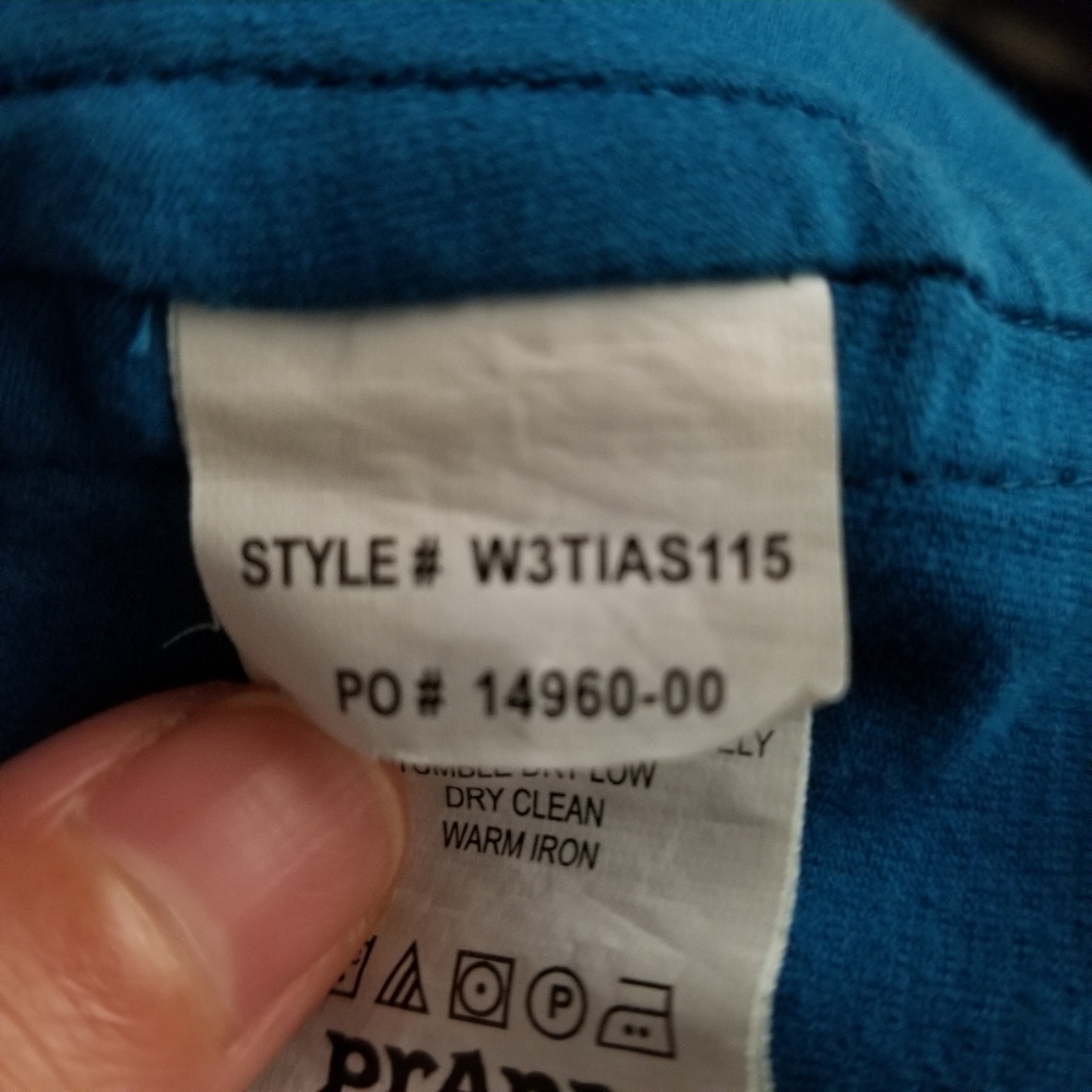 Prana Tia High Low Skirt Teal Medium - Picture 7 of 8